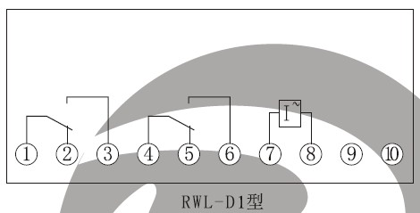 RWL-D內部接（jiē）線（xiàn）（正視圖）