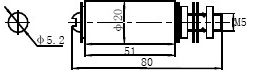 DS-34C電阻外形安裝（zhuāng）尺寸