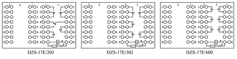 DZS-17E/302內部接線圖（tú）