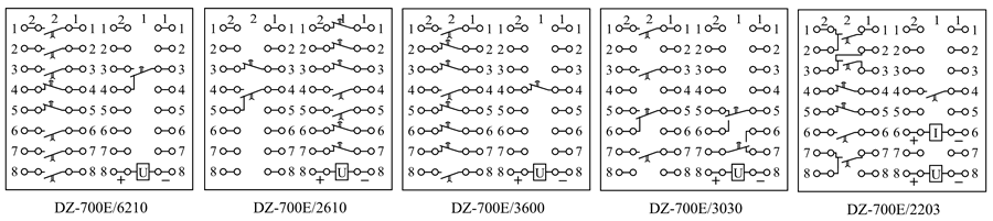DZ-700E/2610內部（bù）接線圖