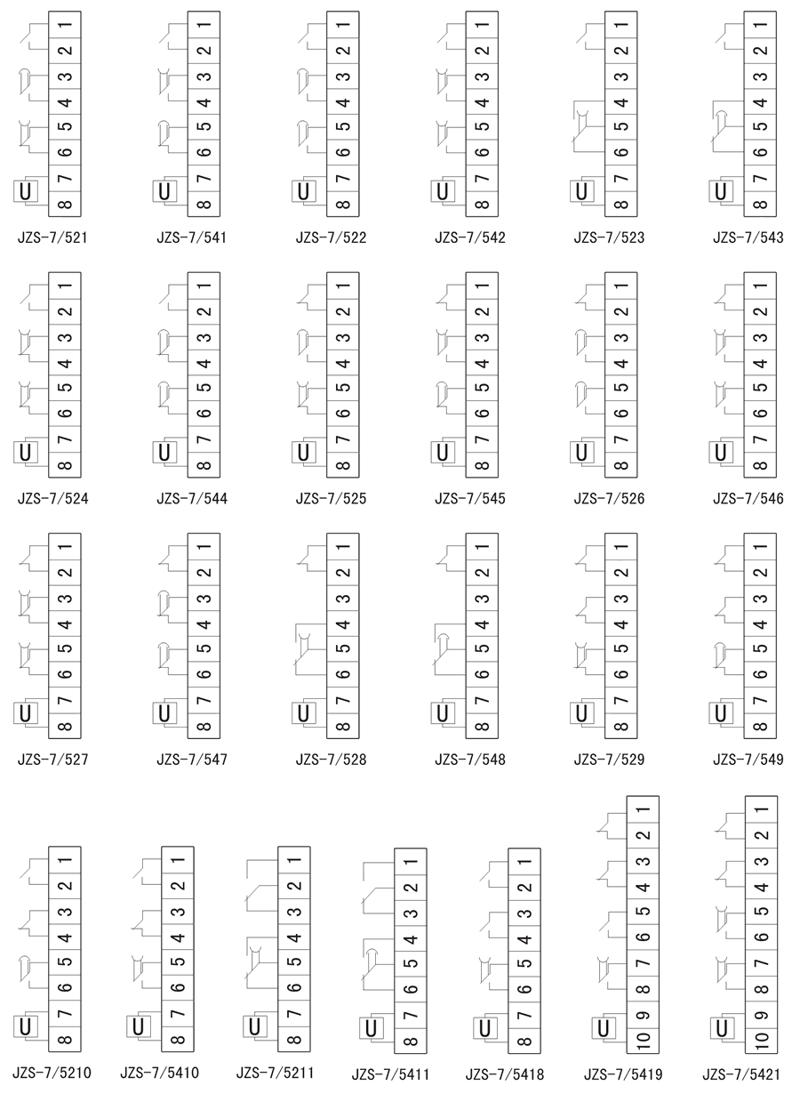 JZS-7/5411內（nèi）部接線圖