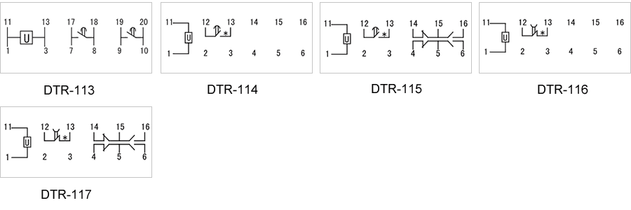 DTR-115內部接線圖