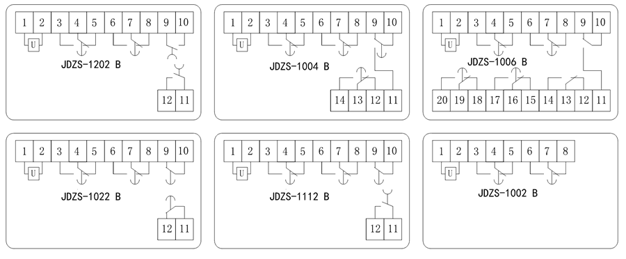 JDZS-1002B內（nèi）部接線圖