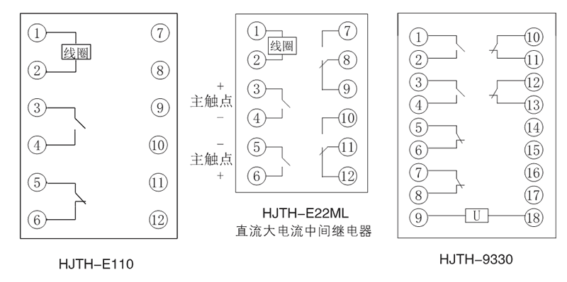 HJTH-9330內部接線圖（tú）