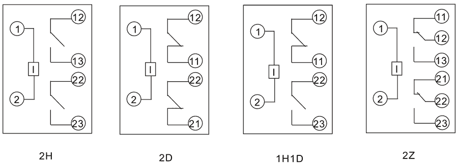 HDLN-2-1H1D-3內（nèi）部接線圖