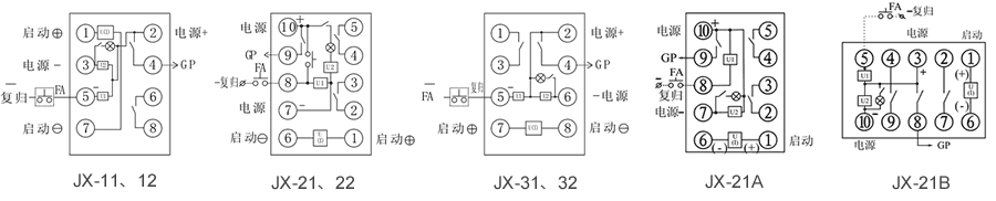 JX-12內（nèi）部（bù）接線圖