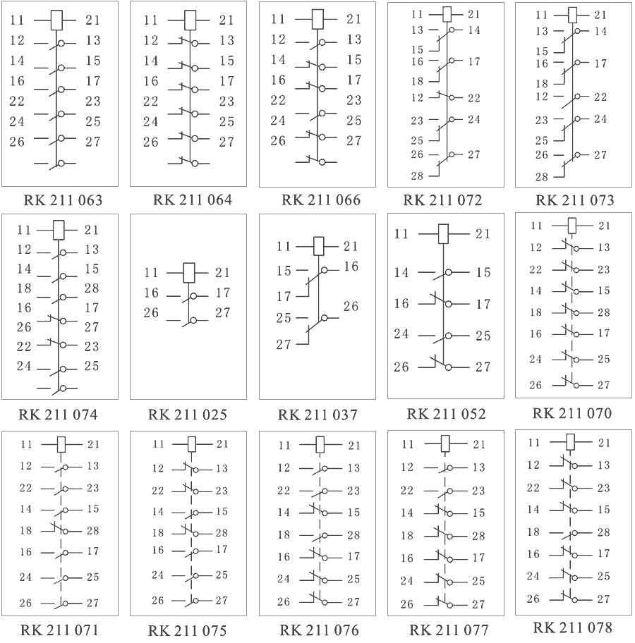 RXMA1-RK211052內部接線圖（tú）