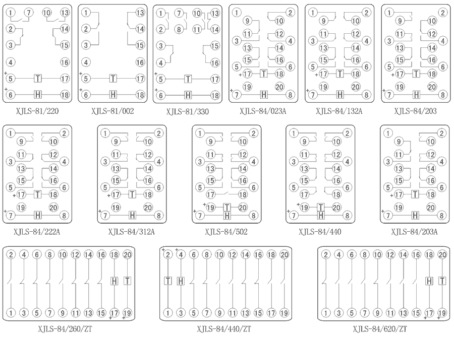 XJLS-84/440內部接線圖