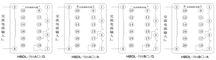 HBDL-701A2/A內部接線（xiàn）圖